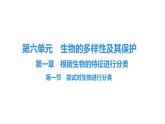 人教版生物八年级上册6.1.1 尝试对生物进行分类 课件