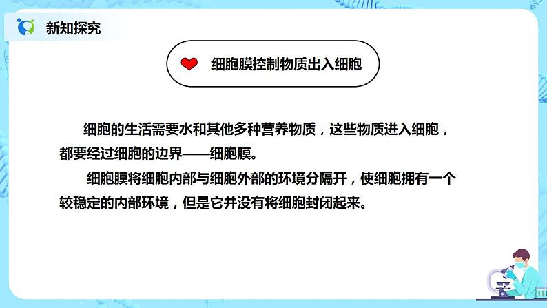 人教新版生物七年级上册《细胞的生活》课件+教案+练习08