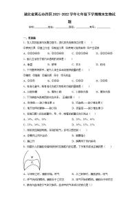 湖北省黄石市四区2021-2022学年七年级下学期期末生物试题(word版含答案)