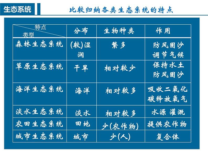 20.1生物圈中各种各样的生态系统  课件   苏教版生物八年级上册05