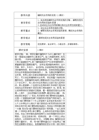 2021学年第一节 植物光合作用的发现教案