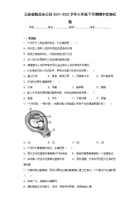 云南省临沧市云县2021-2022学年七年级下学期期中生物试题(含答案)