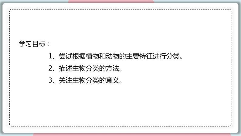 6.1.1 尝试对生物进行分类 课件 初中生物人教版八年级上册02
