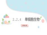 2.2.4 單細(xì)胞生物  課件 初中生物人教版七年級上冊