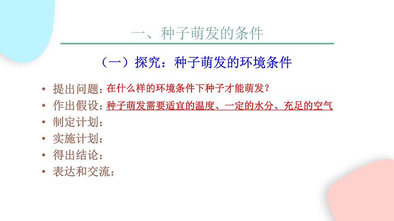 3.2.1 种子的萌发  课件 初中生物人教版七年级上册05