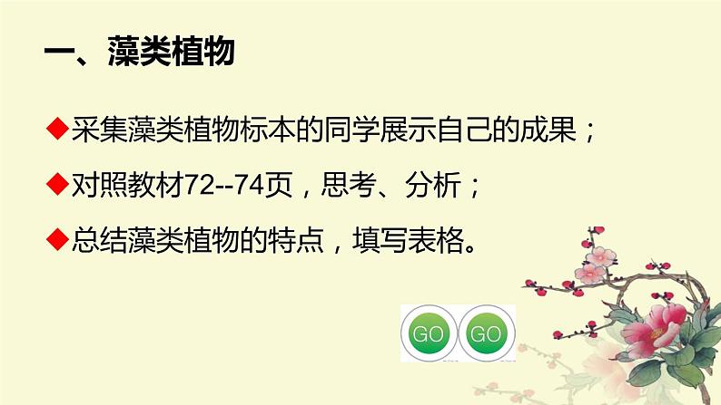 人教版七年级上册生物  3.1.1 藻类、苔藓和蕨类植物 课件05