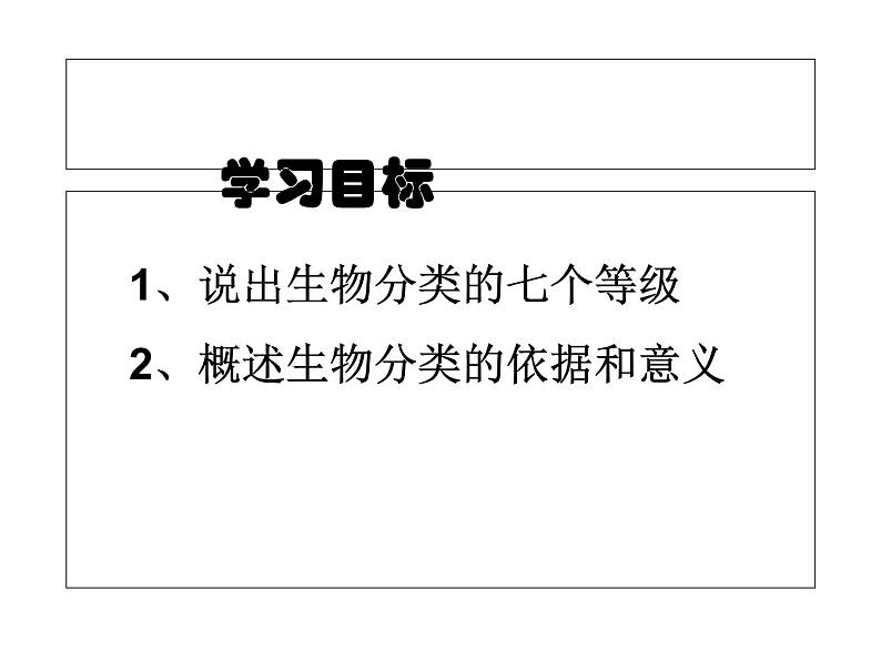 人教版八年级上册生物  6.1.2 从种到界 课件04