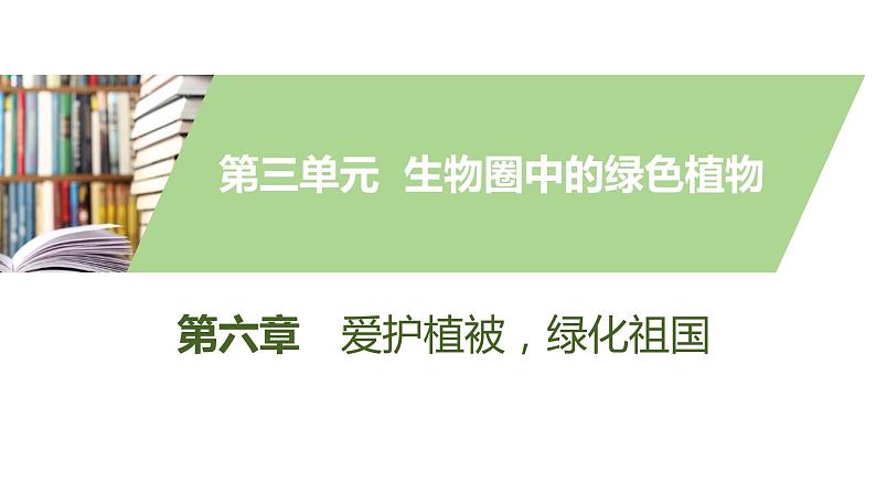 初中生物人教版 (新课标)七年级上册 第三单元 第六章  爱护植被，绿化祖国 课件01