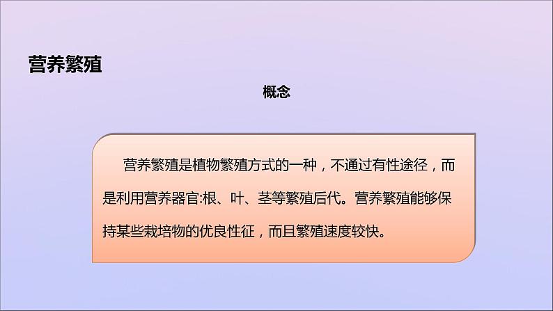 生物济南版八年级上册同步教学课件第4单元 物种的延续第1章绿色开花植物的一生第7节植物的营养繁殖03