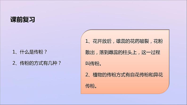 生物济南版八年级上册同步教学课件第4单元 物种的延续第1章绿色开花植物的一生第3节果实和种子的形成第2页