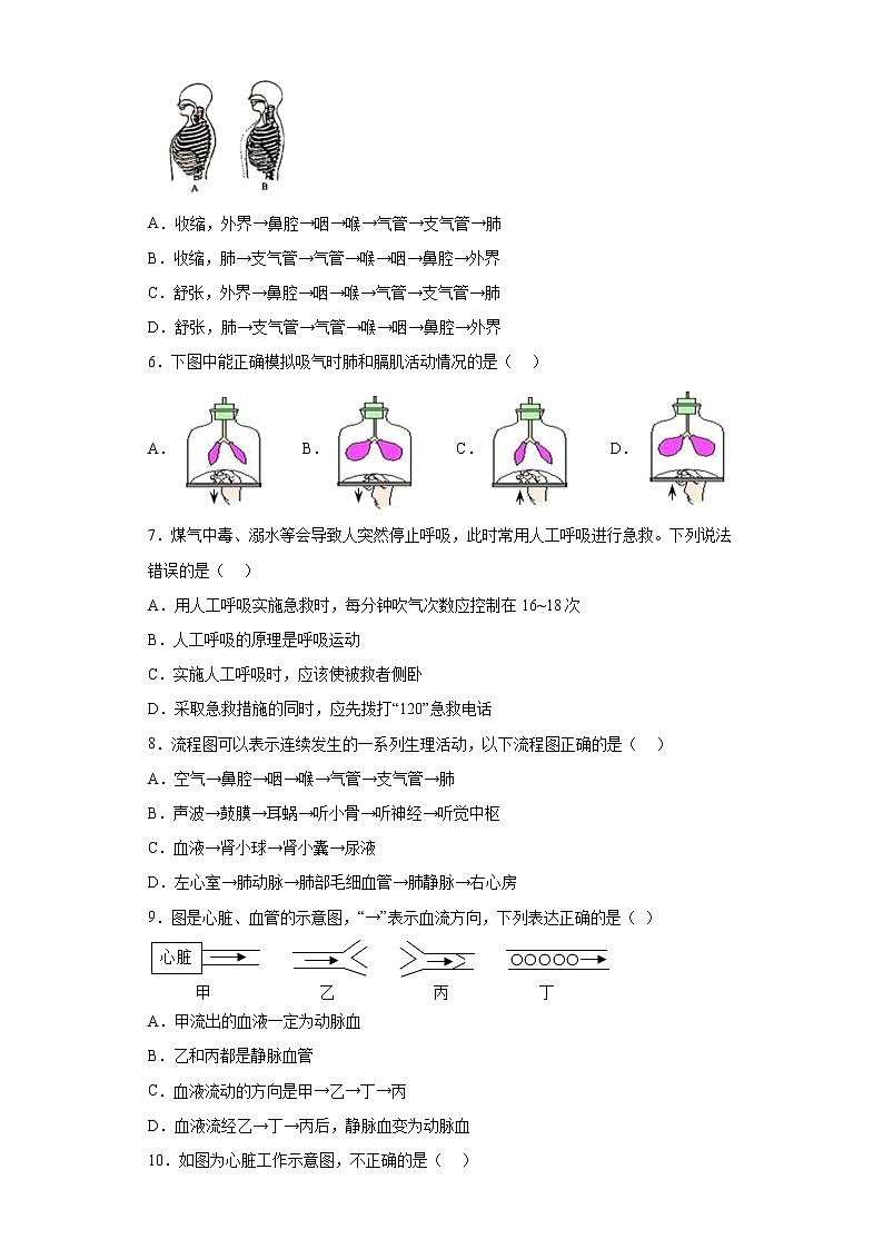 山东省济南市长清区2021-2022学年七年级下学期期末生物试题(含答案)02