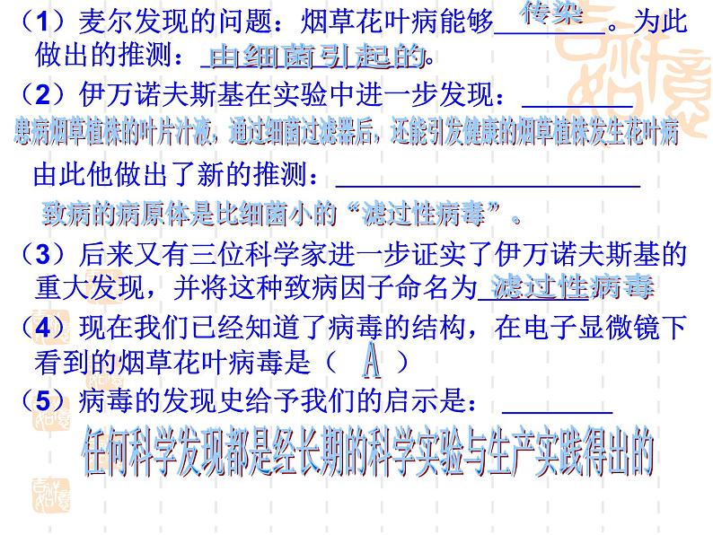 人教版八年级生物上册第五单元第五章病毒课件06