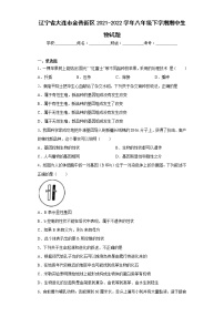 辽宁省大连市金普新区2021-2022学年八年级下学期期中生物试题(含答案)