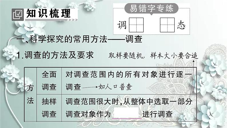 人教版生物七年级上册 第二节 调查周边环境中的生物 课件02