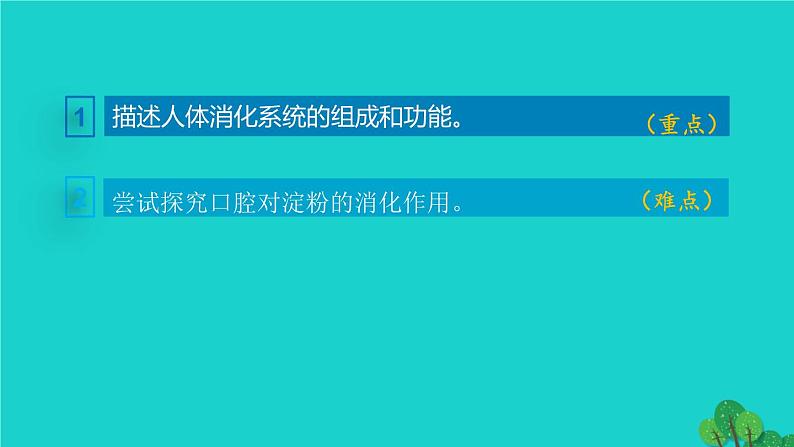 人教版七年级生物下册第4单元生物圈中的人第2章人体的营养第2节消化和吸收第1课时食物的消化1课件第3页