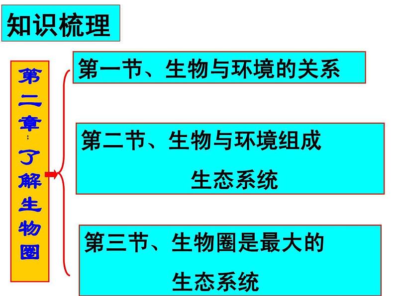 人教版七年级上册生物  第一单元 综合与测试 课件04