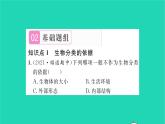 2022—2023学年度新版生物北师大版八年级下册第7单元生命的演化第22章物种的多样性第1节生物的分类习题课件