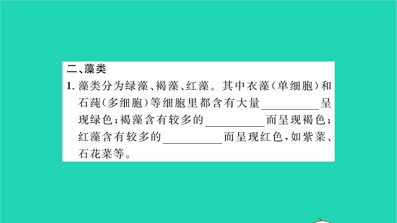 2022—2023学年度新版生物北师大版八年级下册第7单元生命的演化第22章物种的多样性第2节原生生物的主要类群习题课件04