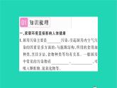 2022—2023学年度新版生物北师大版八年级下册第8单元生物与环境第24章人与环境第4节家居环境与降习题课件