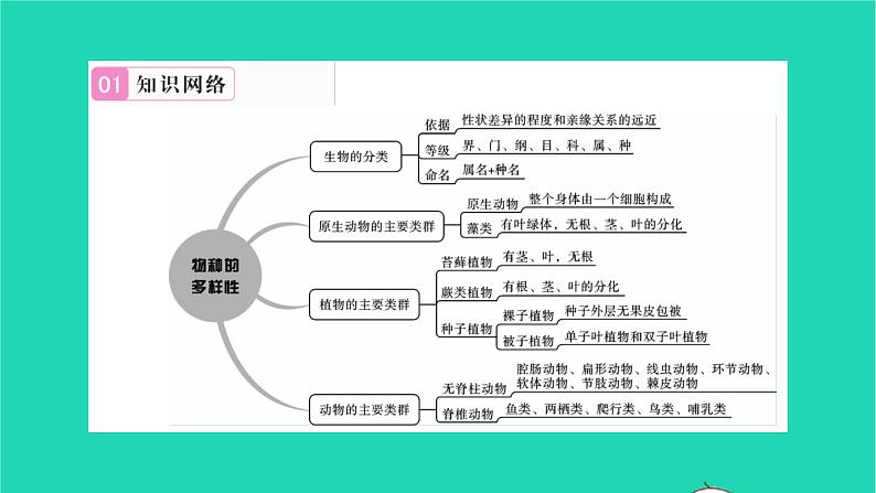 2022—2023学年度新版生物北师大版八年级下册第7单元生命的演化章末复习与小结二习题课件02