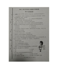 山东省淄博市临淄区2022-2023学年七年级上学期期中考试生物试题