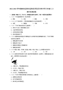 湖南省岳阳市岳阳县开发区长岭中学2022-2023学年八年级上学期期中生物试卷