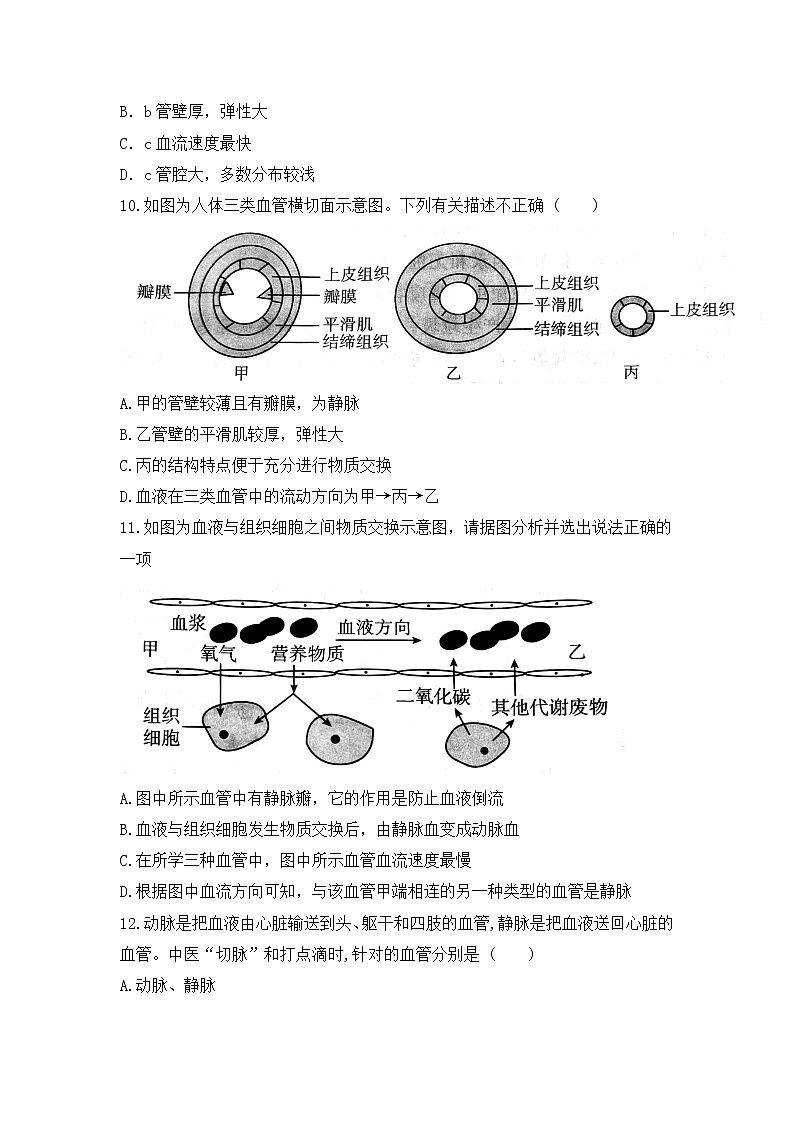 4.4.2《血流的管道—血管》课件+教案+习题03