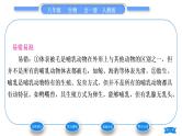 人教版八年级生物上第五单元生物圈中的其他生物第一章动物的主要类群第七节哺乳动物习题课件