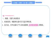人教版八年级生物上第五单元生物圈中的其他生物第四章细菌和真菌第五节人类对细菌和真菌的利用第2课时细菌、真菌与疾病防治　清洁能源和环境保护习题课件