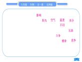 北师大版八年级生物下第8单元生物与环境第24章人与环境复习与提升习题课件