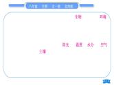北师大版八年级生物下第8单元生物与环境第24章人与环境复习与提升习题课件