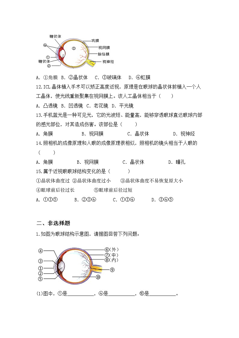 4.6.1《人体对外界环境的感知》第1课时 课件+教案+习题03