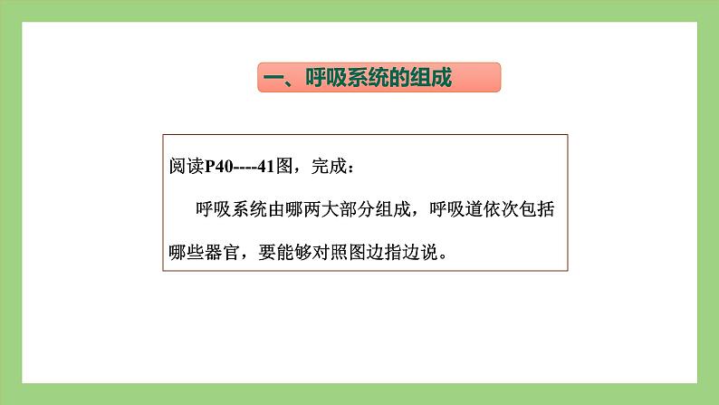 人教版七年级下册生物 4.3.1呼吸道对空气的处理（课件）02