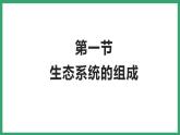 6.2.1生态系统的组成 （课件）济南版生物八年级下册