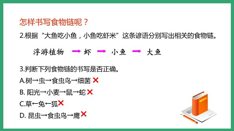 6.2.2食物链和食物网 （课件）济南版生物八年级下册第8页