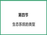 6.2.4生态系统的类型 （课件）济南版生物八年级下册