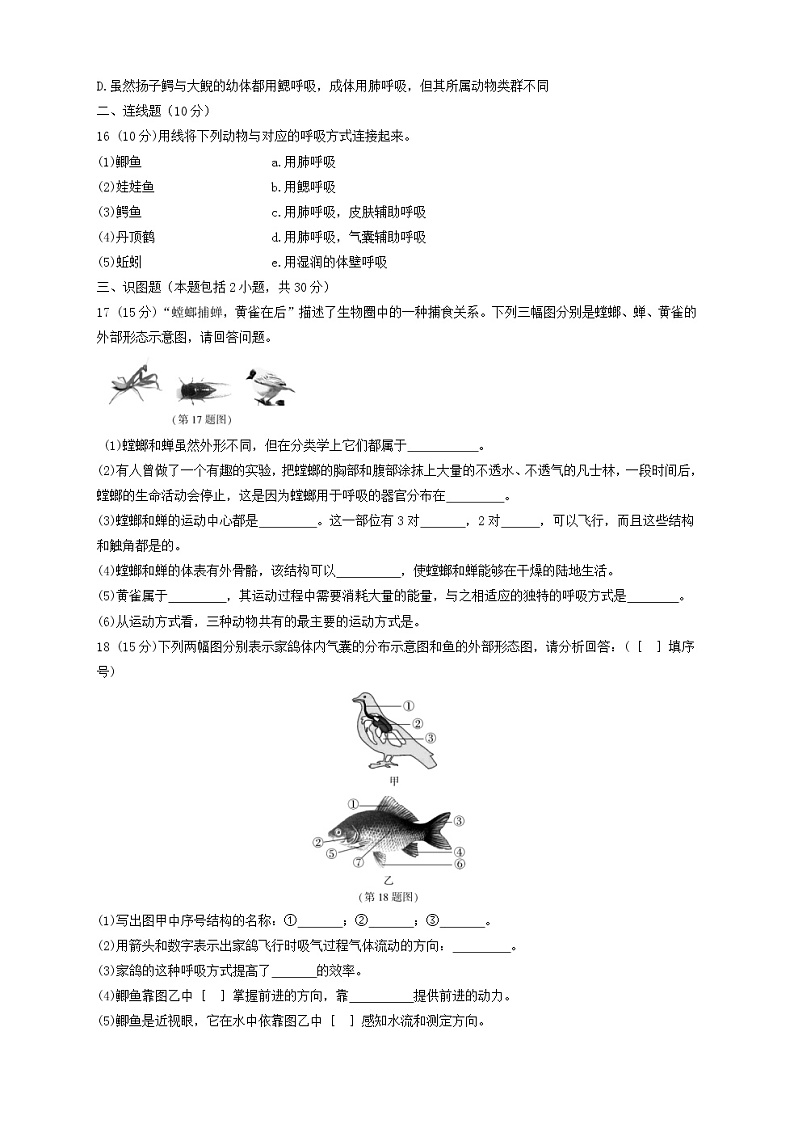 第五单元第一章检测卷第3页