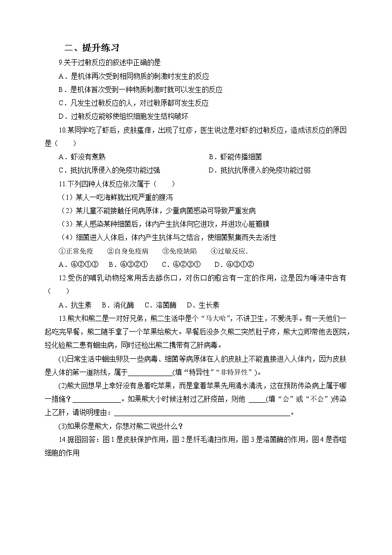 6.1.1 免疫 第1课时 课件+教案+练习+视频02