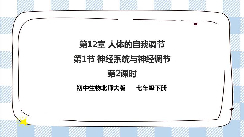 4.12.1神经系统与神经调节第2课时 课件+同步练习+视频01