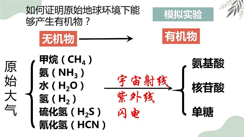 7.3地球上生命的起源-【高效备课】2022-2023学年八年级生物下册同步备课优质课件（人教版）06