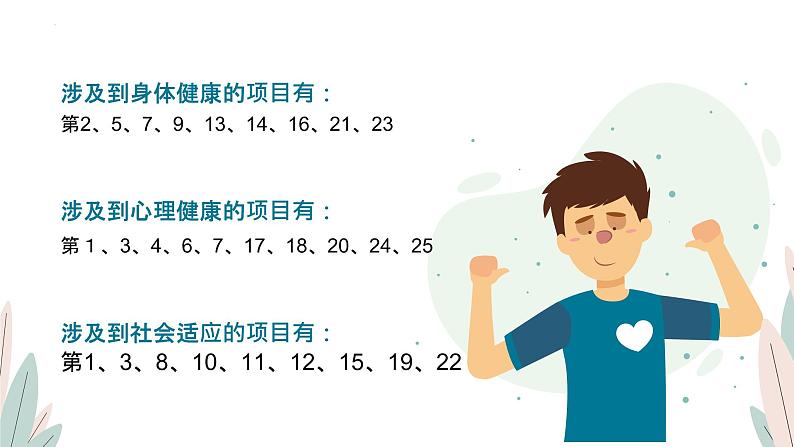 8.3评价自己的健康状况-【高效备课】2022-2023学年八年级生物下册同步备课优质课件（人教版）06