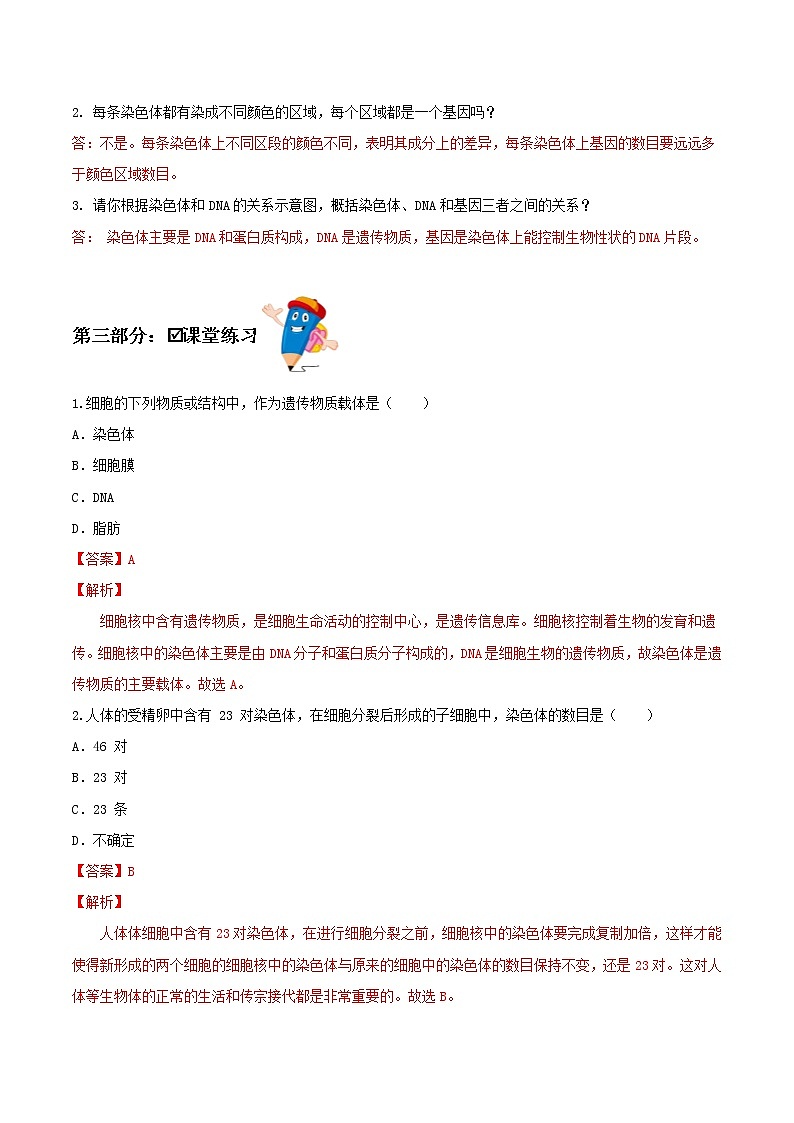 7.2.2 基因在亲子代间的传递（课件带教案学案同步作业） 八年级下册生物同步备课系列（人教版）03