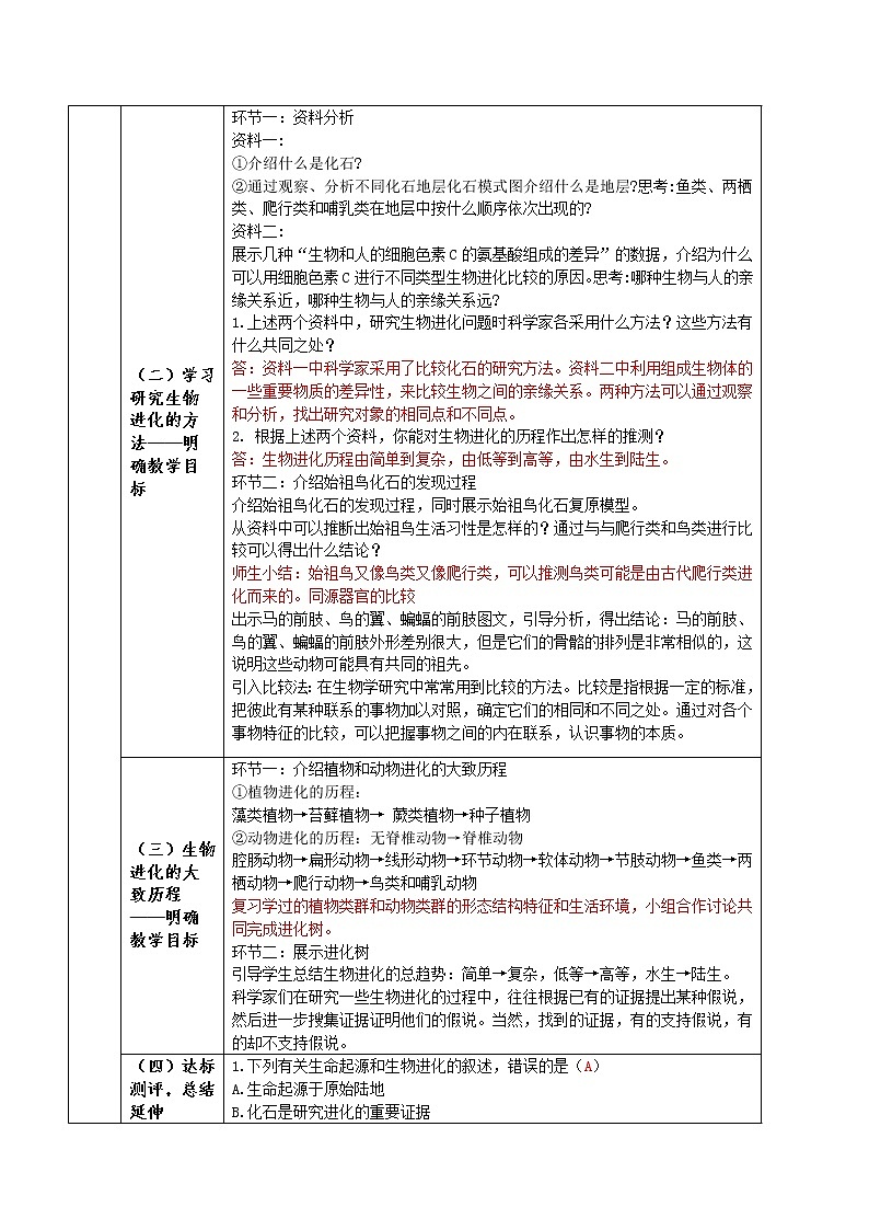 7.3.2 生物进化的历程（课件带教案学案同步作业）2022-2023学年八年级下册生物同步备课系列（人教版）02