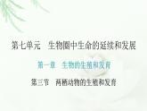 人教版八年级生物下册第三节两栖动物的生殖和发育课件