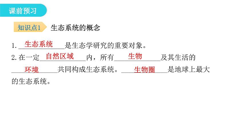 北师大版八年级生物下册第2节生态系统概述课件05