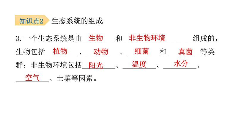 北师大版八年级生物下册第2节生态系统概述课件06