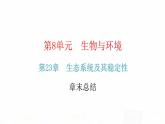 北师大版八年级生物下册第23章 章末总结课件