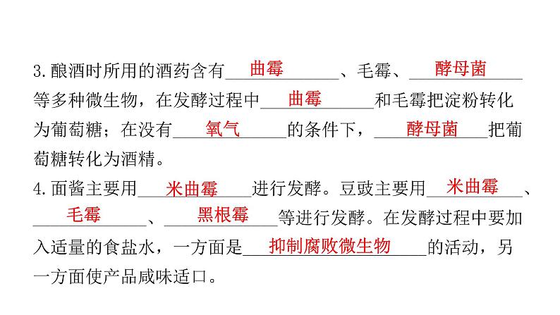 北师大版八年级生物下册第1节发酵技术课件06