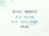 人教版八年级生物下册第八单元健康地生活第三章第二、三章章末总结课件