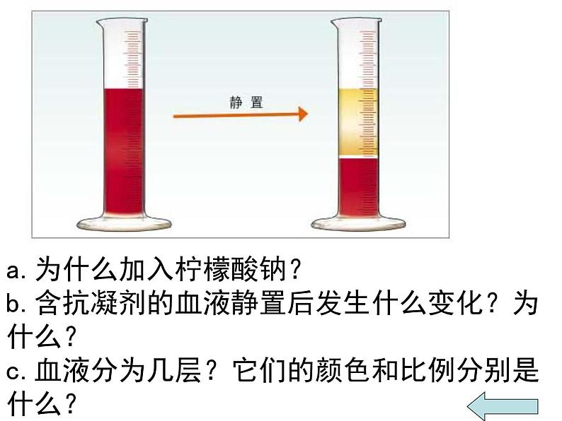 人教版七年级生物下册4-1流动的组织——血液(2)课件第2页